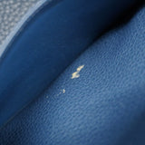 【6bd5668】エルメス ハンドバッグ バーキン35 フィヨルド ブルーマルト シルバー金具 □E刻印【中古】レディース