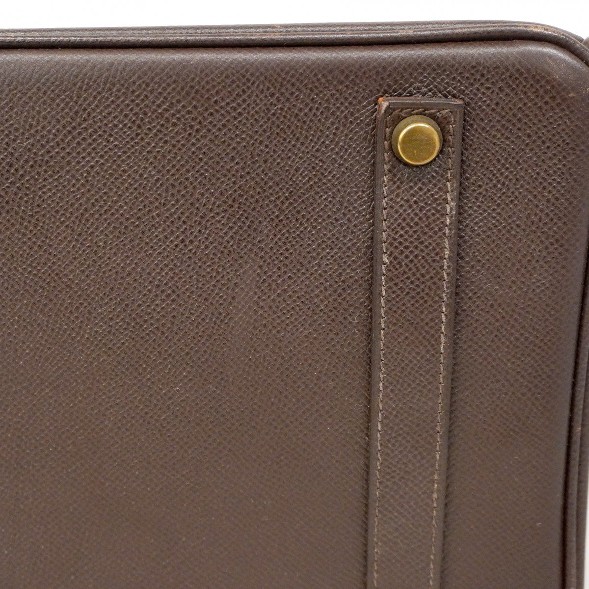 【6bd5784】エルメス ハンドバッグ バーキン35 クシュベル エベンヌ ゴールド金具 〇Z刻印【中古】レディース