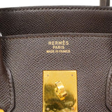 【6bd5784】エルメス ハンドバッグ バーキン35 クシュベル エベンヌ ゴールド金具 〇Z刻印【中古】レディース