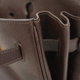 【6bd5784】エルメス ハンドバッグ バーキン35 クシュベル エベンヌ ゴールド金具 〇Z刻印【中古】レディース