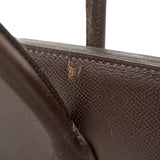 【6bd5784】エルメス ハンドバッグ バーキン35 クシュベル エベンヌ ゴールド金具 〇Z刻印【中古】レディース