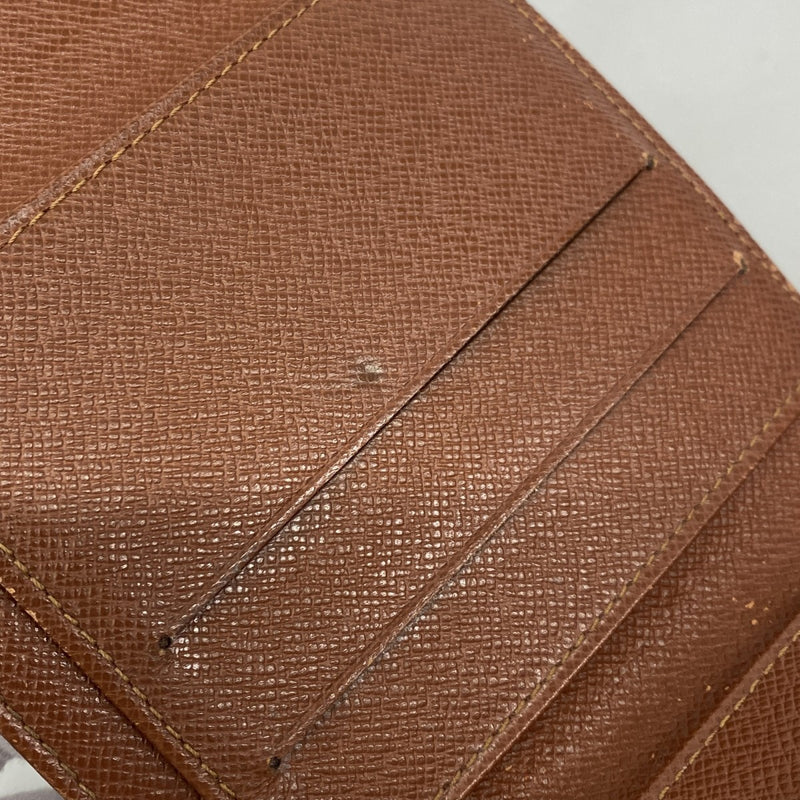 6ca0057-k】ルイヴィトン 三つ折り財布 モノグラム ポルトモネビエ