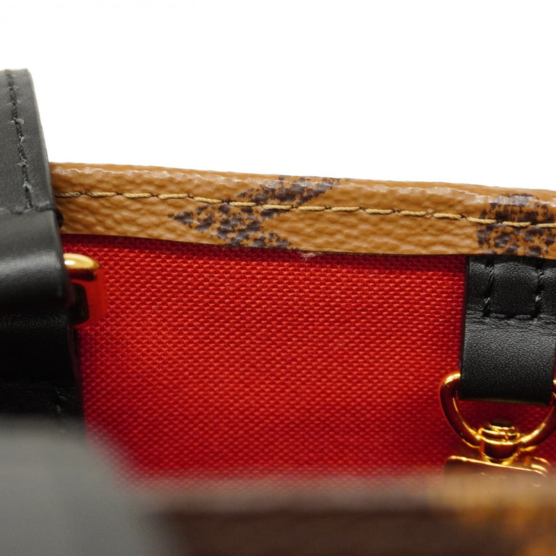 【6ca0373】ルイヴィトン トートバッグ モノグラム・ジャイアント/リバース オンザゴーMM M45321 ブラウン 2wayバッグ【中古】レディース