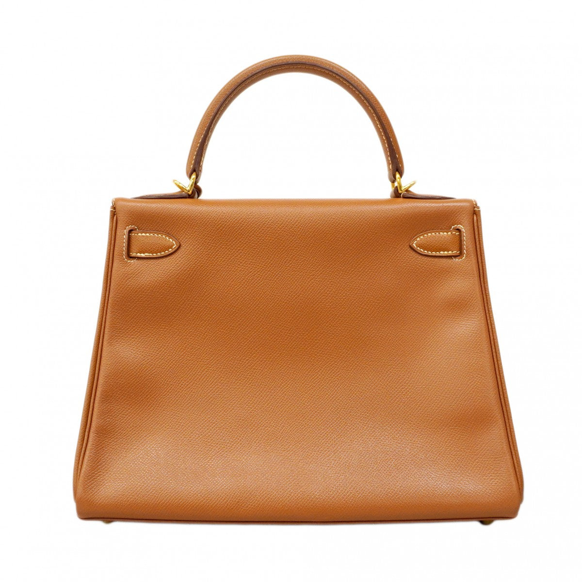 【6ca0425-k】エルメス ハンドバッグ ケリー28 クシュベル ゴールド ゴールド金具 □E刻印 2wayバッグ【中古】レディース