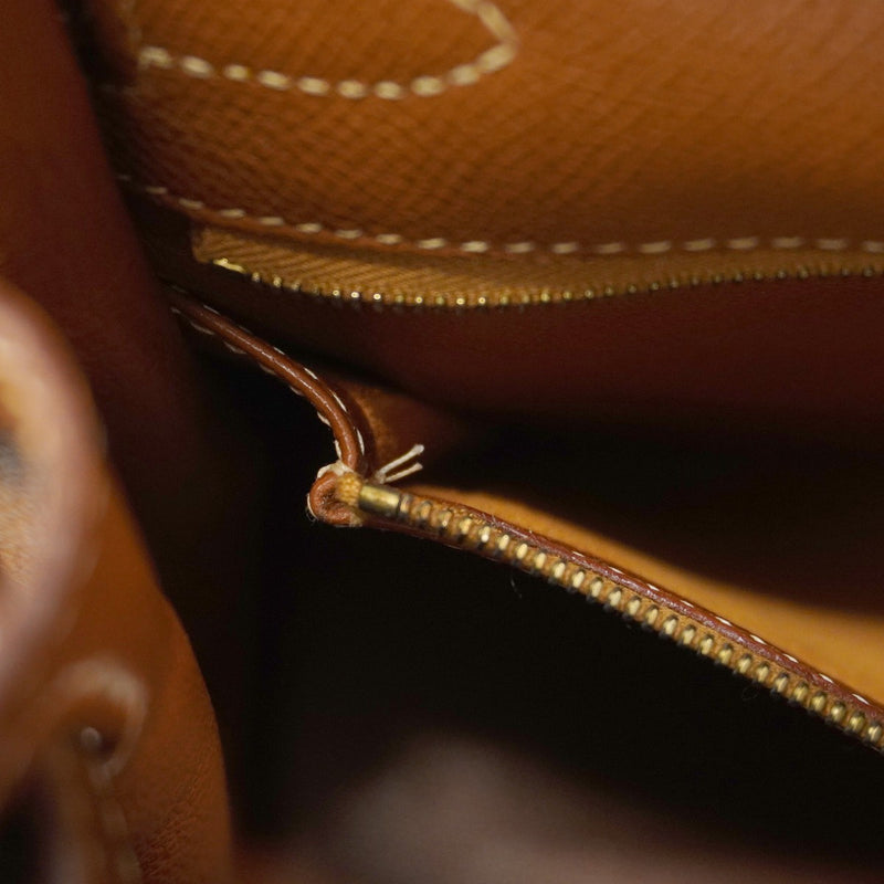 【6ca0425-k】エルメス ハンドバッグ ケリー28 クシュベル ゴールド ゴールド金具 □E刻印 2wayバッグ【中古】レディース