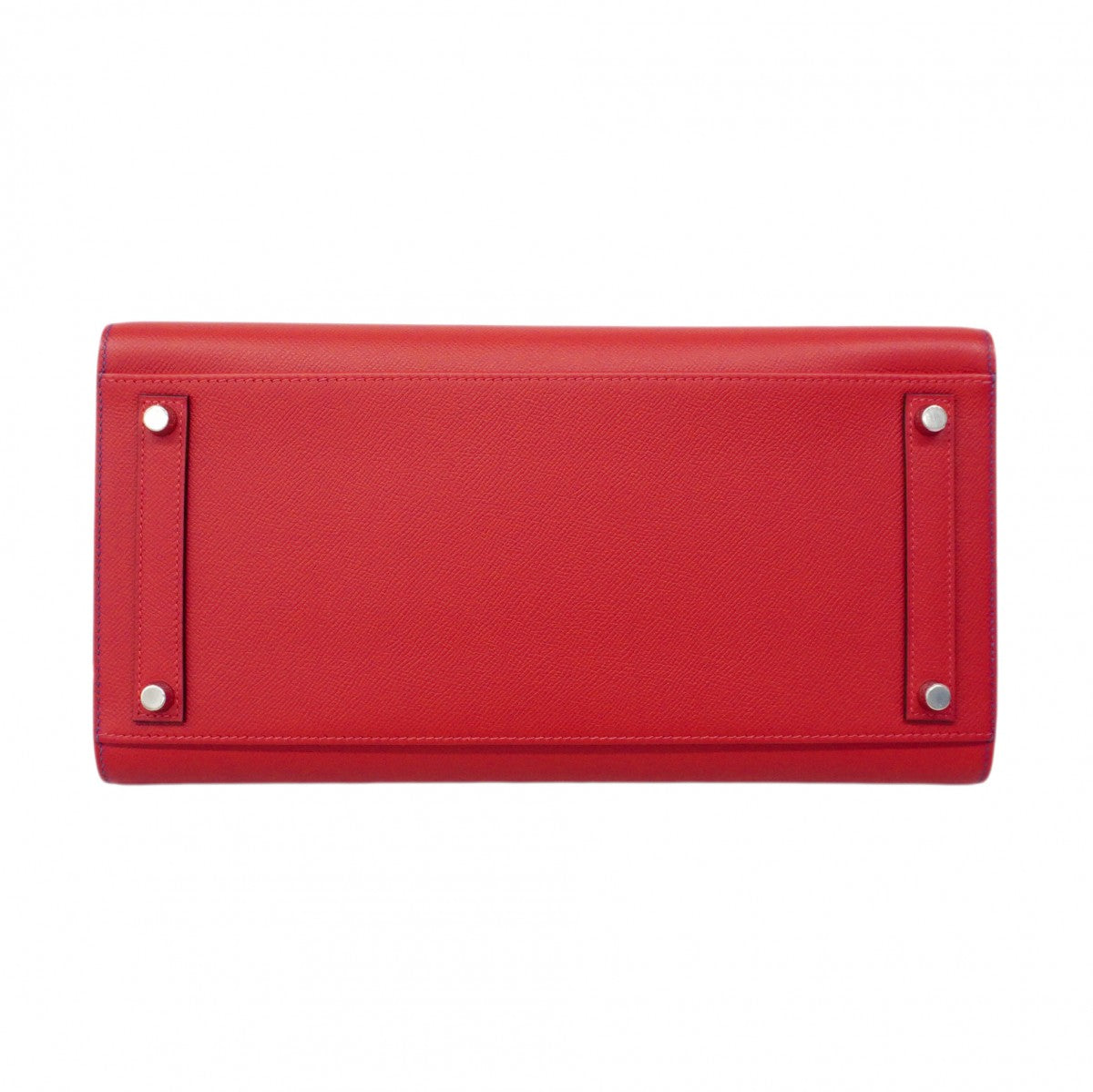 【6ca0434-e-g】エルメス ハンドバッグ バーキン35 レインボー ヴォーエプソン アプリコット/ブルーアガット/マグノリア/ルージュカザック シルバー金具 Z刻印【中古】レディース