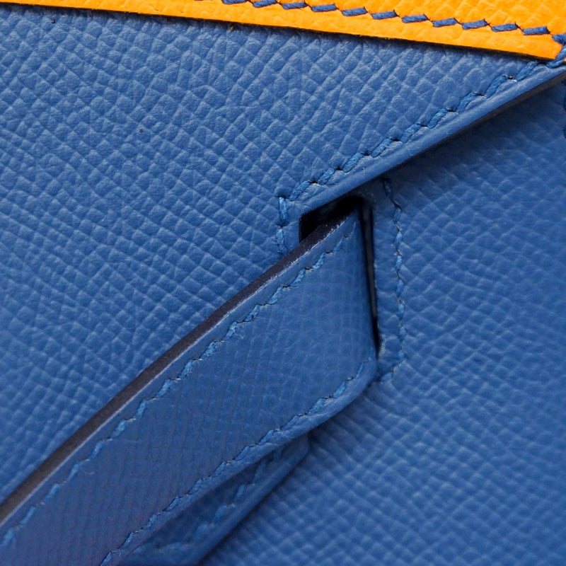 【6ca0434-e-g】エルメス ハンドバッグ バーキン35 レインボー ヴォーエプソン アプリコット/ブルーアガット/マグノリア/ルージュカザック シルバー金具 Z刻印【中古】レディース