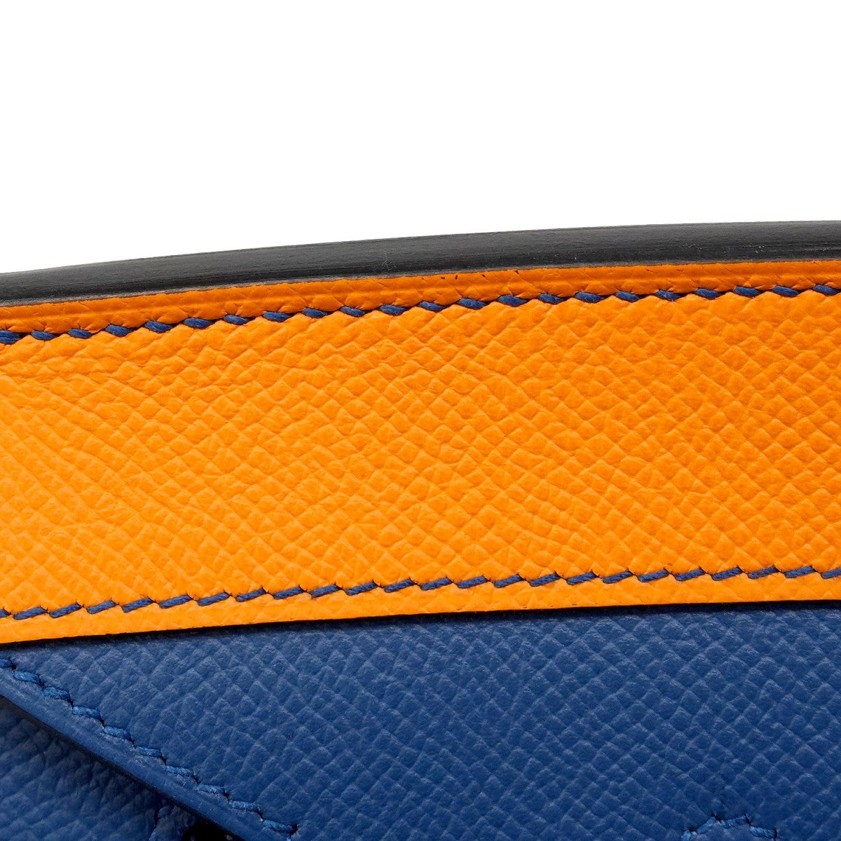 【6ca0434-e-g】エルメス ハンドバッグ バーキン35 レインボー ヴォーエプソン アプリコット/ブルーアガット/マグノリア/ルージュカザック シルバー金具 Z刻印【中古】レディース