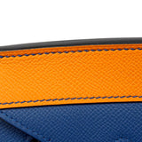 【6ca0434-e-g】エルメス ハンドバッグ バーキン35 レインボー ヴォーエプソン アプリコット/ブルーアガット/マグノリア/ルージュカザック シルバー金具 Z刻印【中古】レディース