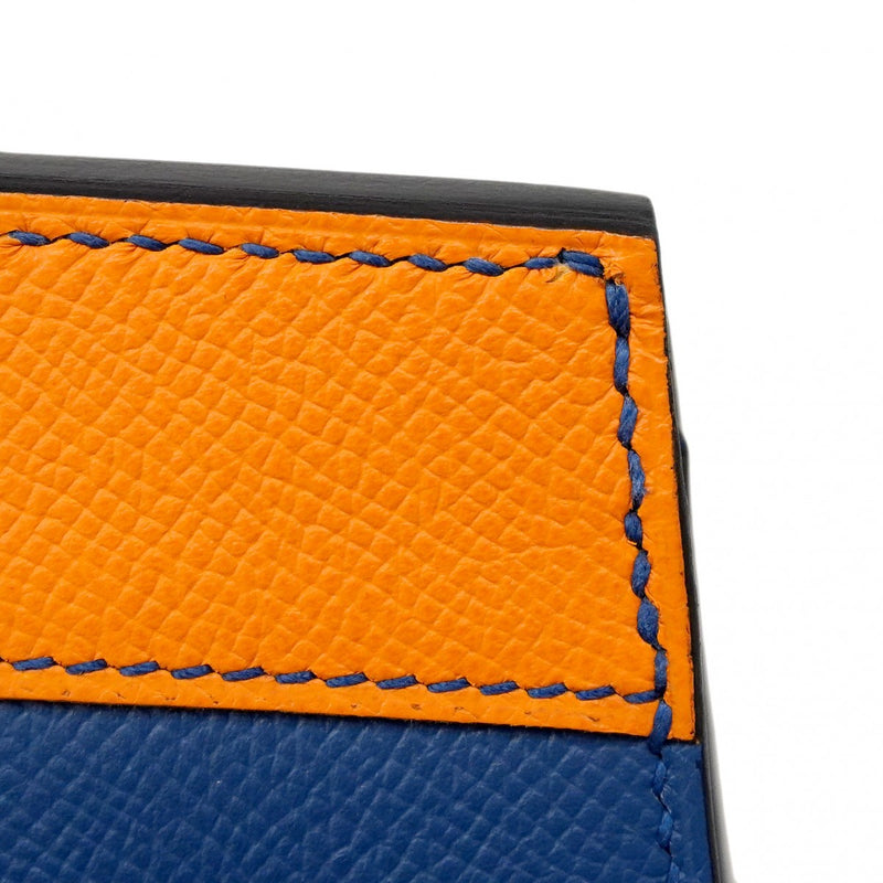 【6ca0434-e-g】エルメス ハンドバッグ バーキン35 レインボー ヴォーエプソン アプリコット/ブルーアガット/マグノリア/ルージュカザック シルバー金具 Z刻印【中古】レディース