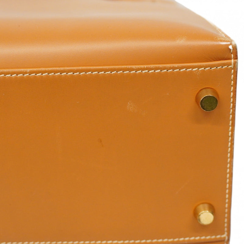 【6ca0437】エルメス ハンドバッグ ケリー32 バレニア ゴールド ゴールド金具 □D刻印【中古】レディース