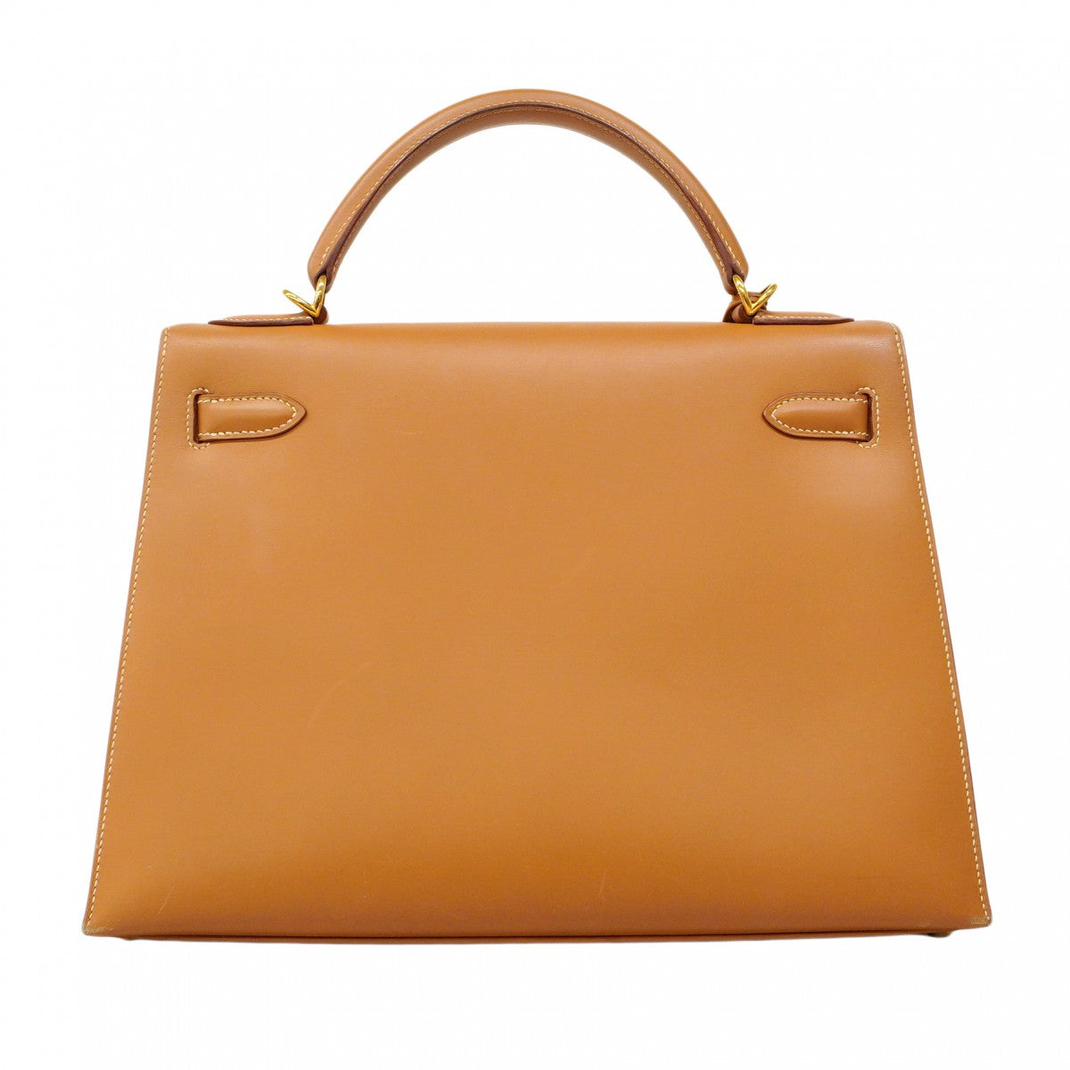 【6ca0437】エルメス ハンドバッグ ケリー32 バレニア ゴールド ゴールド金具 □D刻印【中古】レディース