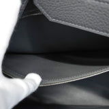 【6ca0446-g】エルメス ハンドバッグ バーキン40 トゴ グリメイヤー シルバー金具 K刻印【中古】メンズ