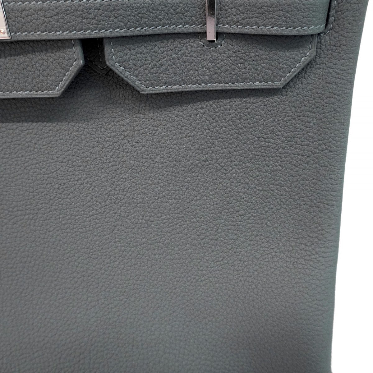 【6ca0446-g】エルメス ハンドバッグ バーキン40 トゴ グリメイヤー シルバー金具 K刻印【中古】メンズ