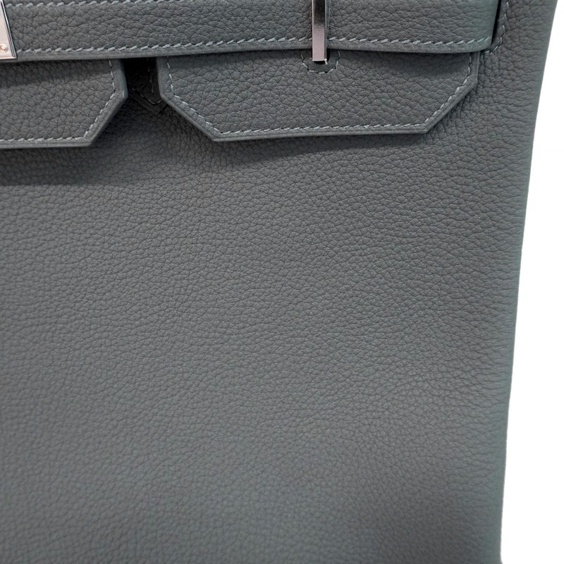 【6ca0446-g】エルメス ハンドバッグ バーキン40 トゴ グリメイヤー シルバー金具 K刻印【中古】メンズ