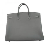 【6ca0446-g】エルメス ハンドバッグ バーキン40 トゴ グリメイヤー シルバー金具 K刻印【中古】メンズ