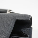 【6ca0447-g】エルメス ハンドバッグ ケリー28 トリヨンクレマンス ブラック シルバー金具 T刻印【中古】レディース