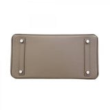 【6ca0448-g】エルメス ハンドバッグ バーキン30 ヴォーエプソン エタン シルバー金具 Z刻印【中古】レディース