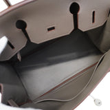 【6ca0448-g】エルメス ハンドバッグ バーキン30 ヴォーエプソン エタン シルバー金具 Z刻印【中古】レディース