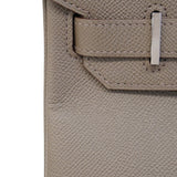 【6ca0448-g】エルメス ハンドバッグ バーキン30 ヴォーエプソン エタン シルバー金具 Z刻印【中古】レディース