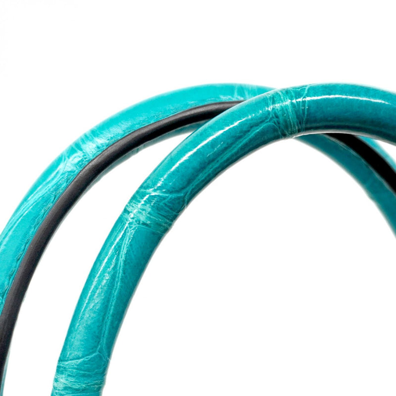 【6ca0707-g】エルメス ハンドバッグ バーキン30 アリゲーターマット ブルーパオン シルバー金具 C刻印【中古】レディース