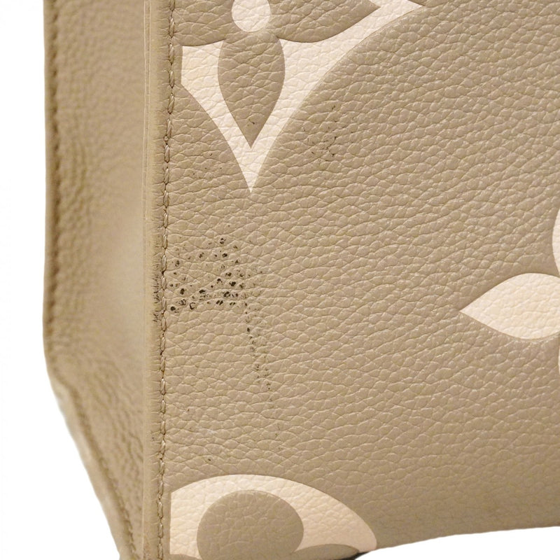 【6ca0926】ルイヴィトン ハンドバッグ モノグラム・アンプラント バイカラー オンザゴーPM M45779 トゥルトレール クレーム 2wayバッグ【中古】レディース