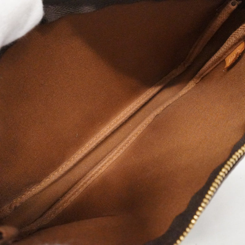 【6ca0934-k】ルイヴィトン ポーチ モノグラムグラフィティ ポシェットアクセソワール M92191 ブラウン カーキ【中古】レディース