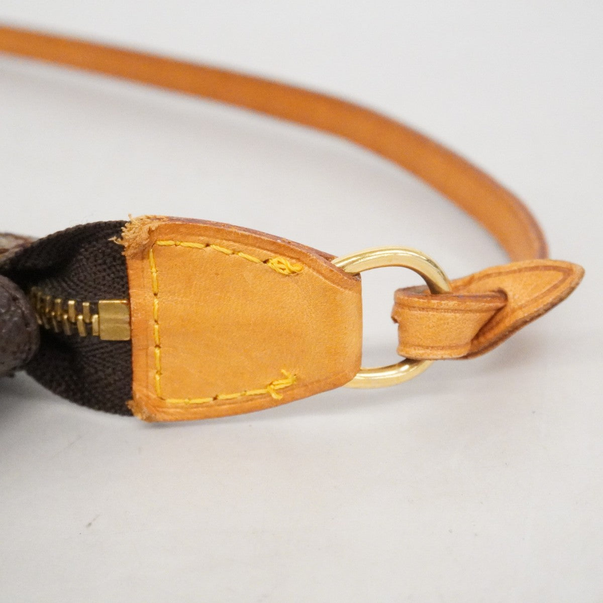 【6ca0934-k】ルイヴィトン ポーチ モノグラムグラフィティ ポシェットアクセソワール M92191 ブラウン カーキ【中古】レディース