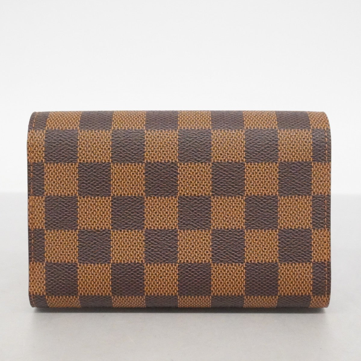 【6ca0972-k】ルイヴィトン 三つ折り財布 ダミエ ポルトフォイユアレクサンドラ N63067 エベヌ【中古】メンズ レディース ユニセックス