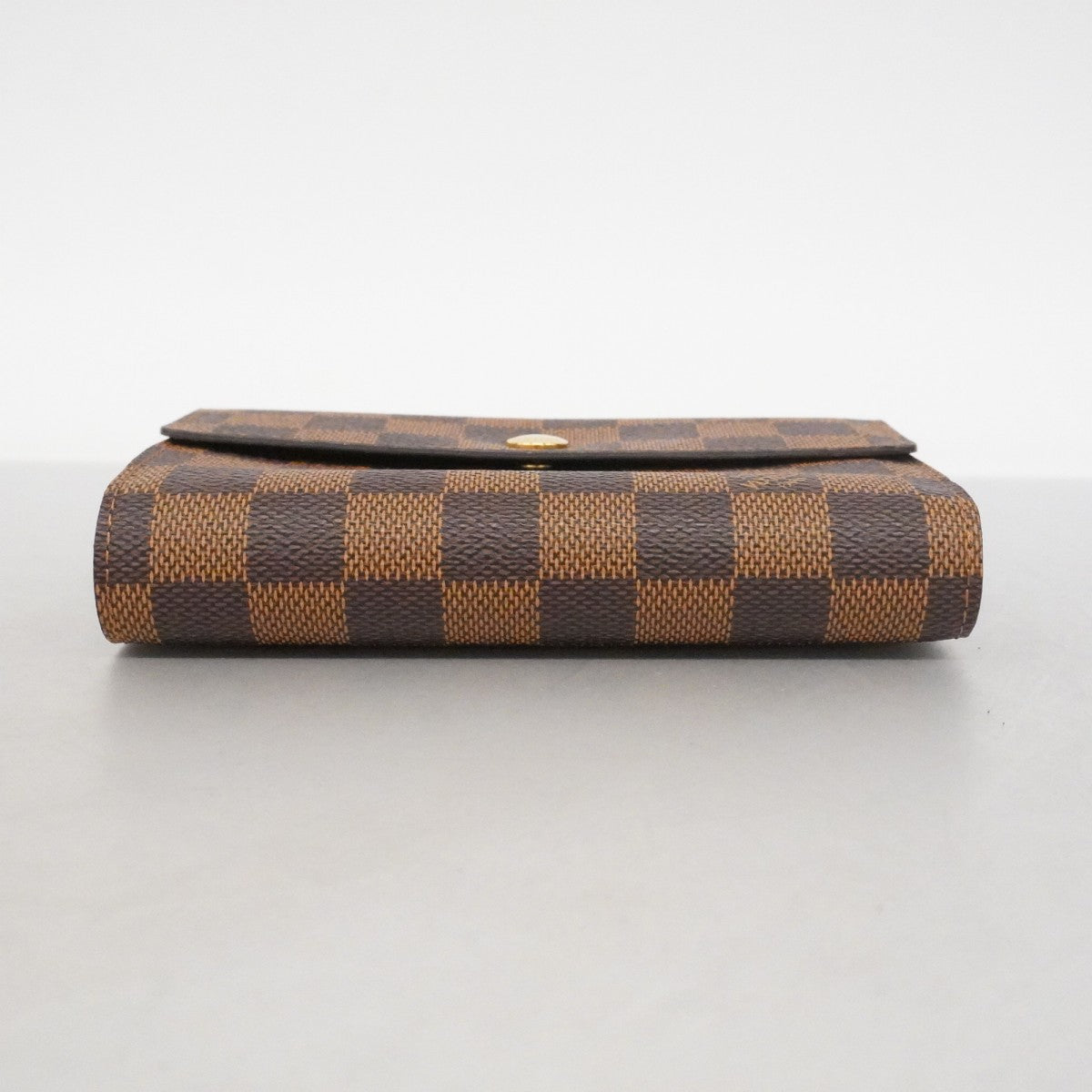 【6ca0972-k】ルイヴィトン 三つ折り財布 ダミエ ポルトフォイユアレクサンドラ N63067 エベヌ【中古】メンズ レディース ユニセックス