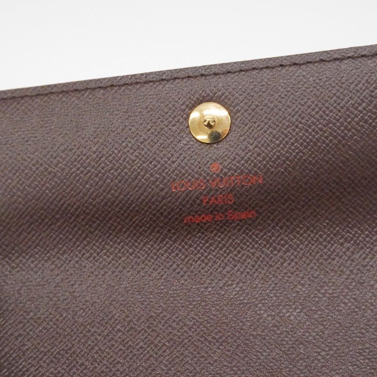 【6ca0972-k】ルイヴィトン 三つ折り財布 ダミエ ポルトフォイユアレクサンドラ N63067 エベヌ【中古】メンズ レディース ユニセックス