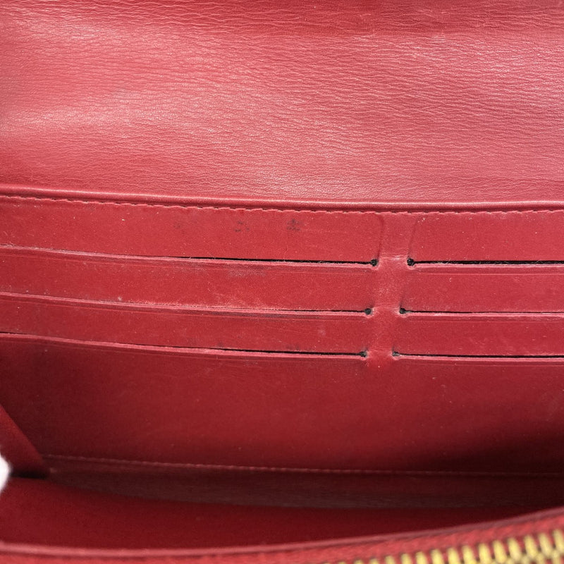 ★SALE【6ca1001】ルイヴィトン 長財布 ヴェルニ ポルトフォイユサラ M93530 ポムダムール【中古】レディース