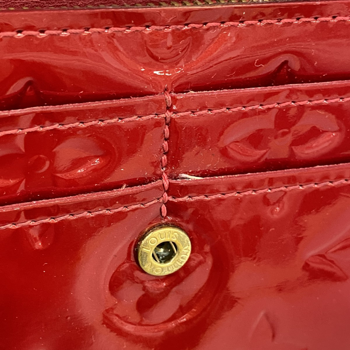 ★SALE【6ca1001】ルイヴィトン 長財布 ヴェルニ ポルトフォイユサラ M93530 ポムダムール【中古】レディース