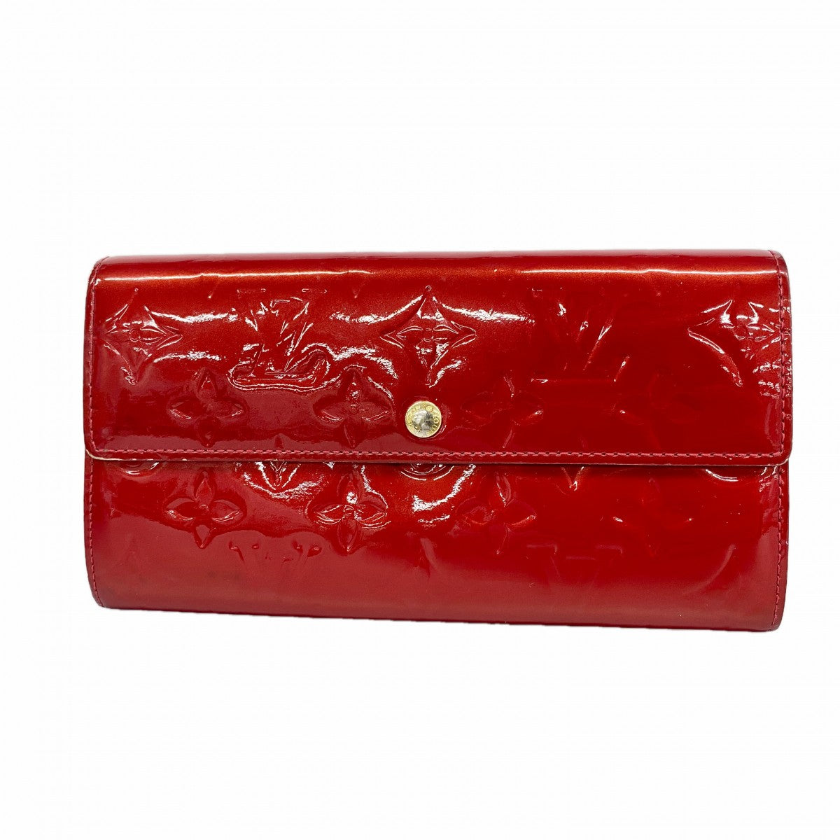 ★SALE【6ca1001】ルイヴィトン 長財布 ヴェルニ ポルトフォイユサラ M93530 ポムダムール【中古】レディース