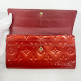 ★SALE【6ca1001】ルイヴィトン 長財布 ヴェルニ ポルトフォイユサラ M93530 ポムダムール【中古】レディース