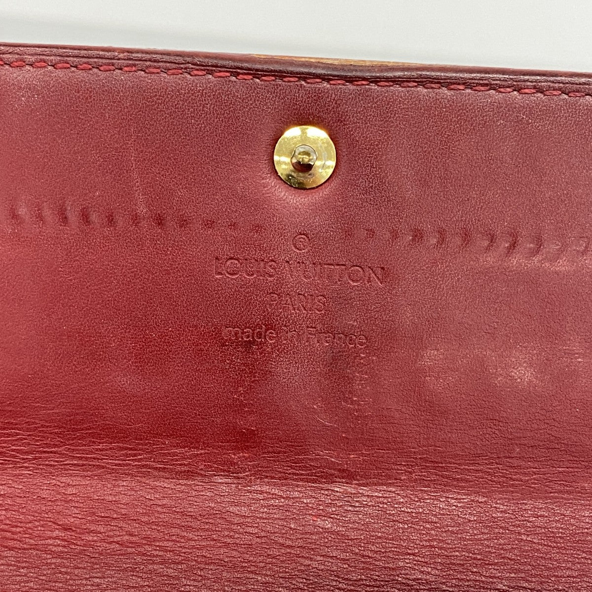 ★SALE【6ca1001】ルイヴィトン 長財布 ヴェルニ ポルトフォイユサラ M93530 ポムダムール【中古】レディース