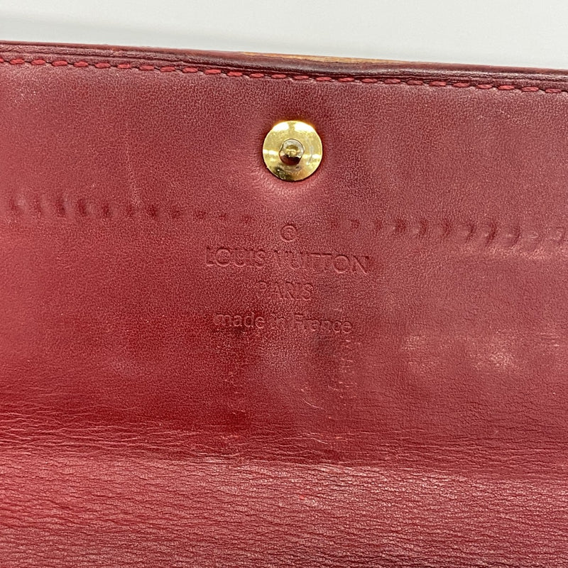 ★SALE【6ca1001】ルイヴィトン 長財布 ヴェルニ ポルトフォイユサラ M93530 ポムダムール【中古】レディース