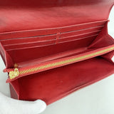 ★SALE【6ca1001】ルイヴィトン 長財布 ヴェルニ ポルトフォイユサラ M93530 ポムダムール【中古】レディース