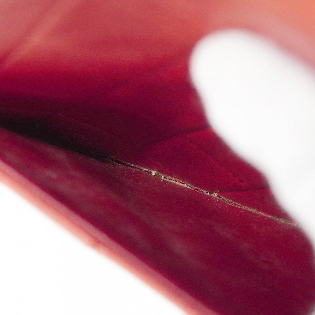 【6ca1023-k】シャネル ショルダーバッグ ミニマトラッセ チェーンショルダー ラムスキン レッド ゴールド金具【中古】レディース