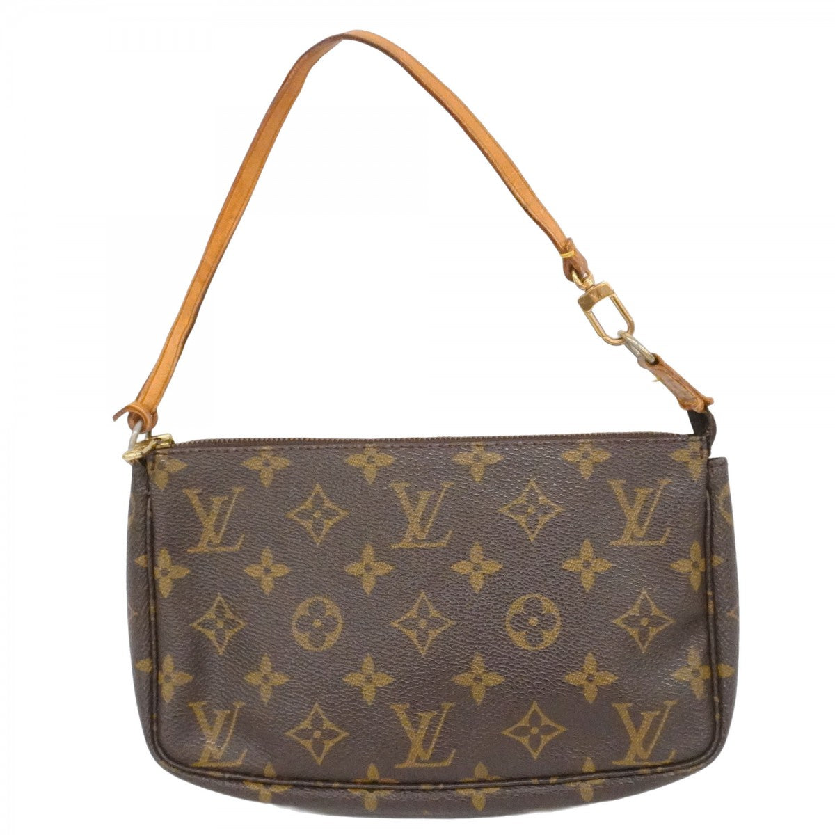 【6ca1033】ルイヴィトン ポーチ モノグラム ポシェットアクセソワール M51980 ブラウン【中古】レディース