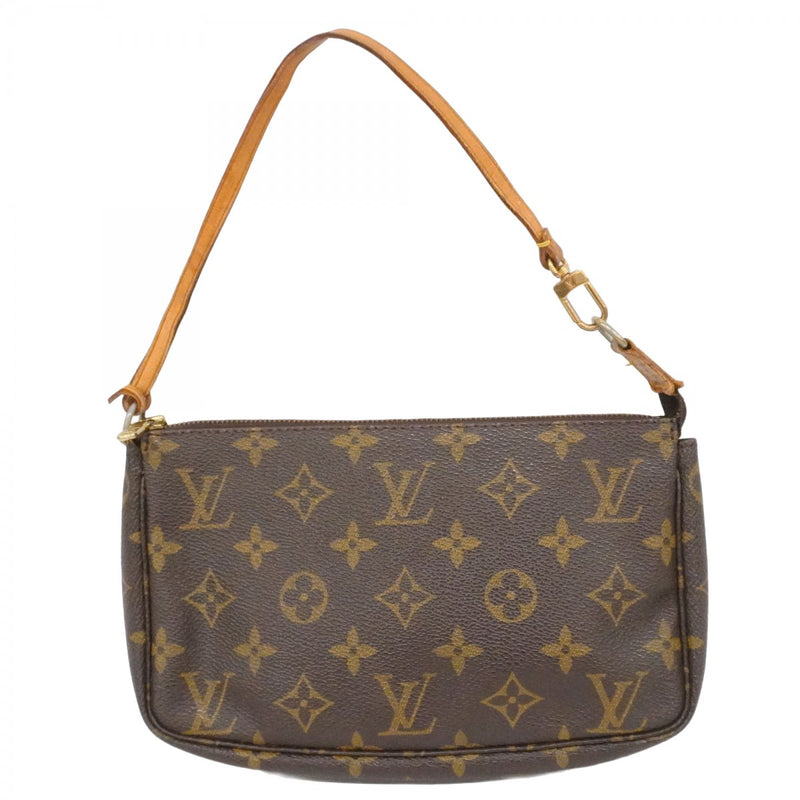 【6ca1033】ルイヴィトン ポーチ モノグラム ポシェットアクセソワール M51980 ブラウン【中古】レディース