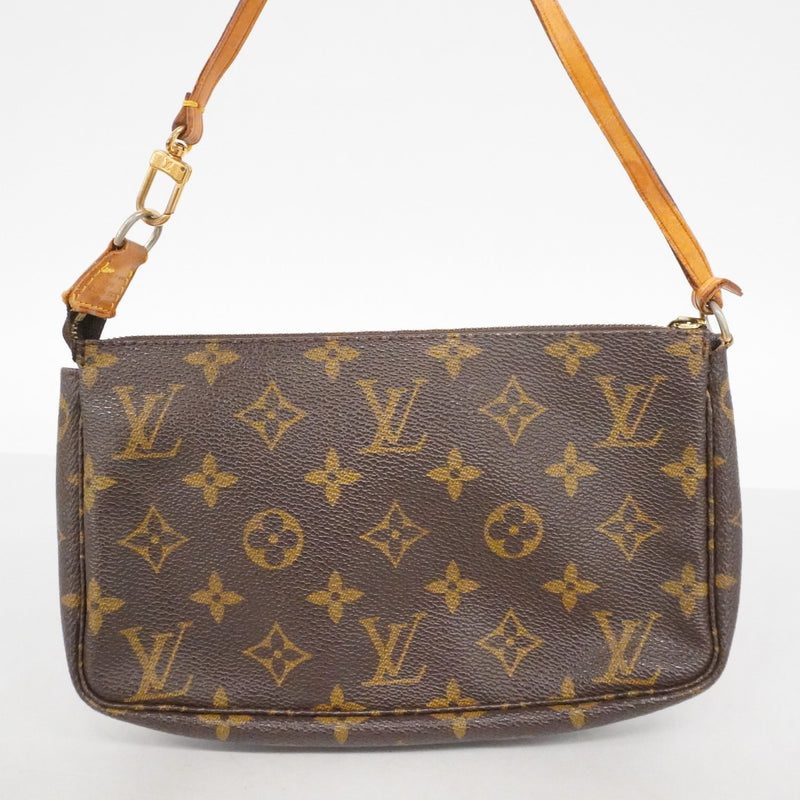 【6ca1033】ルイヴィトン ポーチ モノグラム ポシェットアクセソワール M51980 ブラウン【中古】レディース