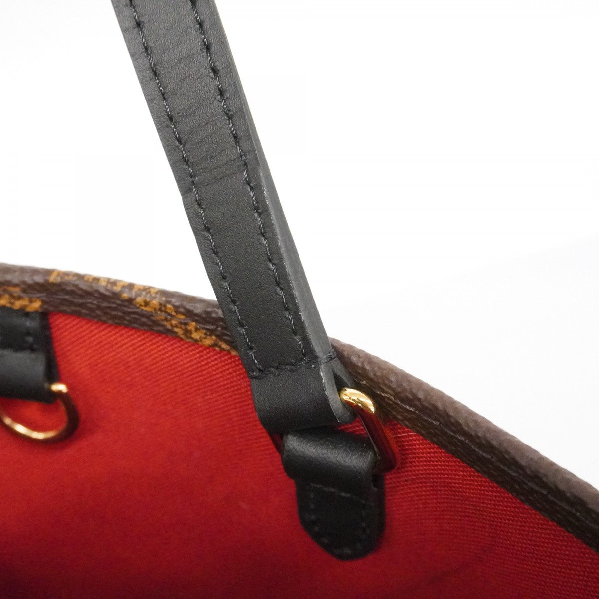 【6ca1039】ルイヴィトン トートバッグ モノグラム・ジャイアント/ リバース オンザゴーMM M45321 ブラウン 2wayバッグ【中古】レディース