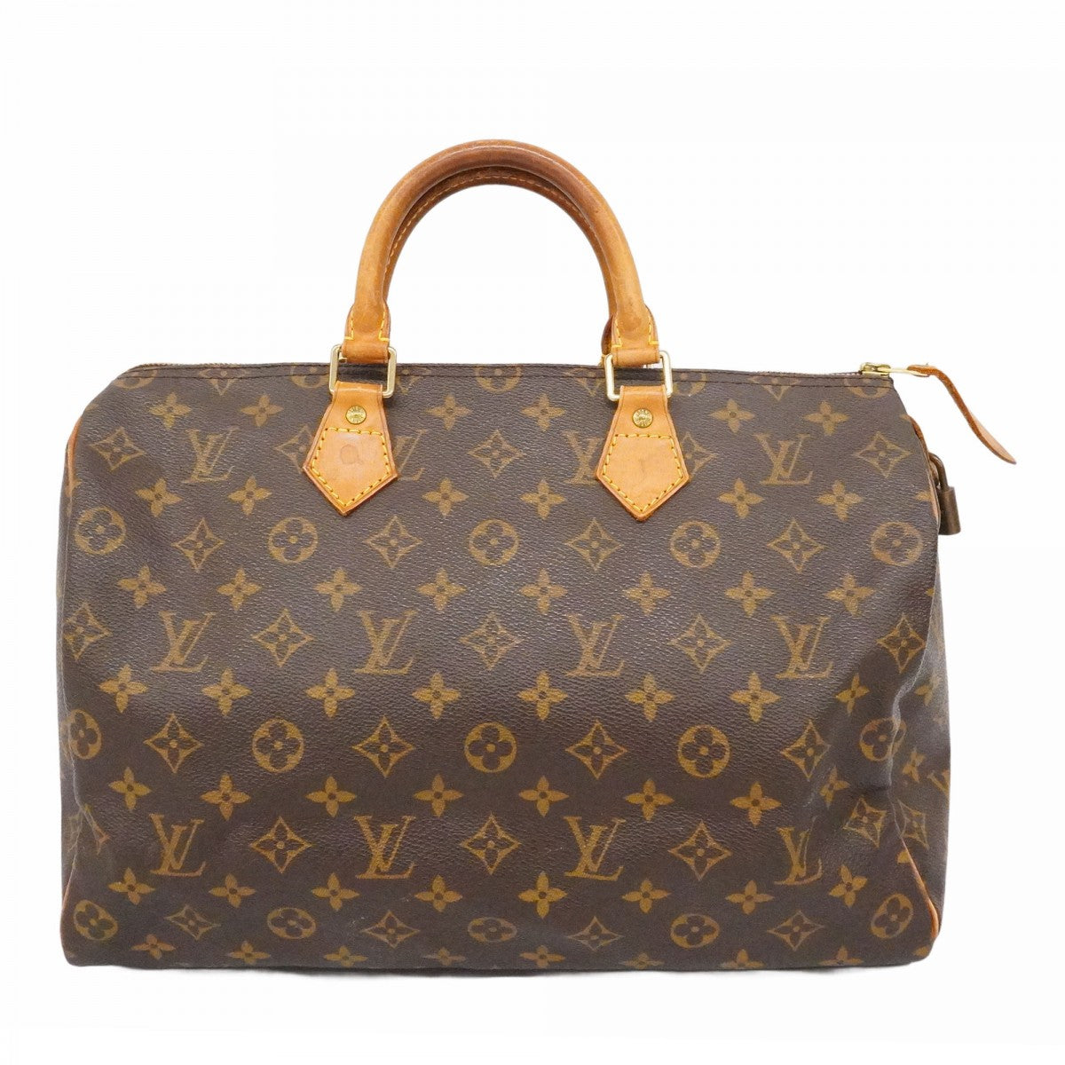 【6ca1045】ルイヴィトン ハンドバッグ モノグラム スピーディ35 Ｍ41107 ブラウン【中古】レディース