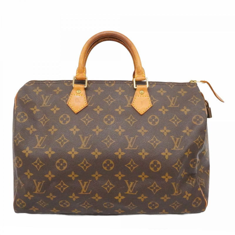 【6ca1045】ルイヴィトン ハンドバッグ モノグラム スピーディ35 Ｍ41107 ブラウン【中古】レディース