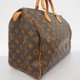 【6ca1045】ルイヴィトン ハンドバッグ モノグラム スピーディ35 Ｍ41107 ブラウン【中古】レディース