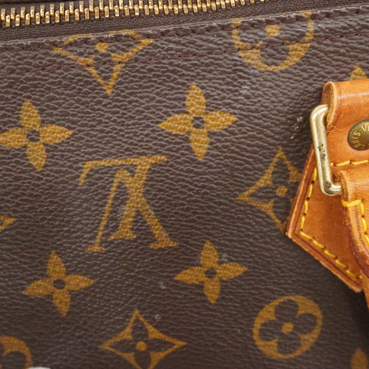 【6ca1045】ルイヴィトン ハンドバッグ モノグラム スピーディ35 Ｍ41107 ブラウン【中古】レディース