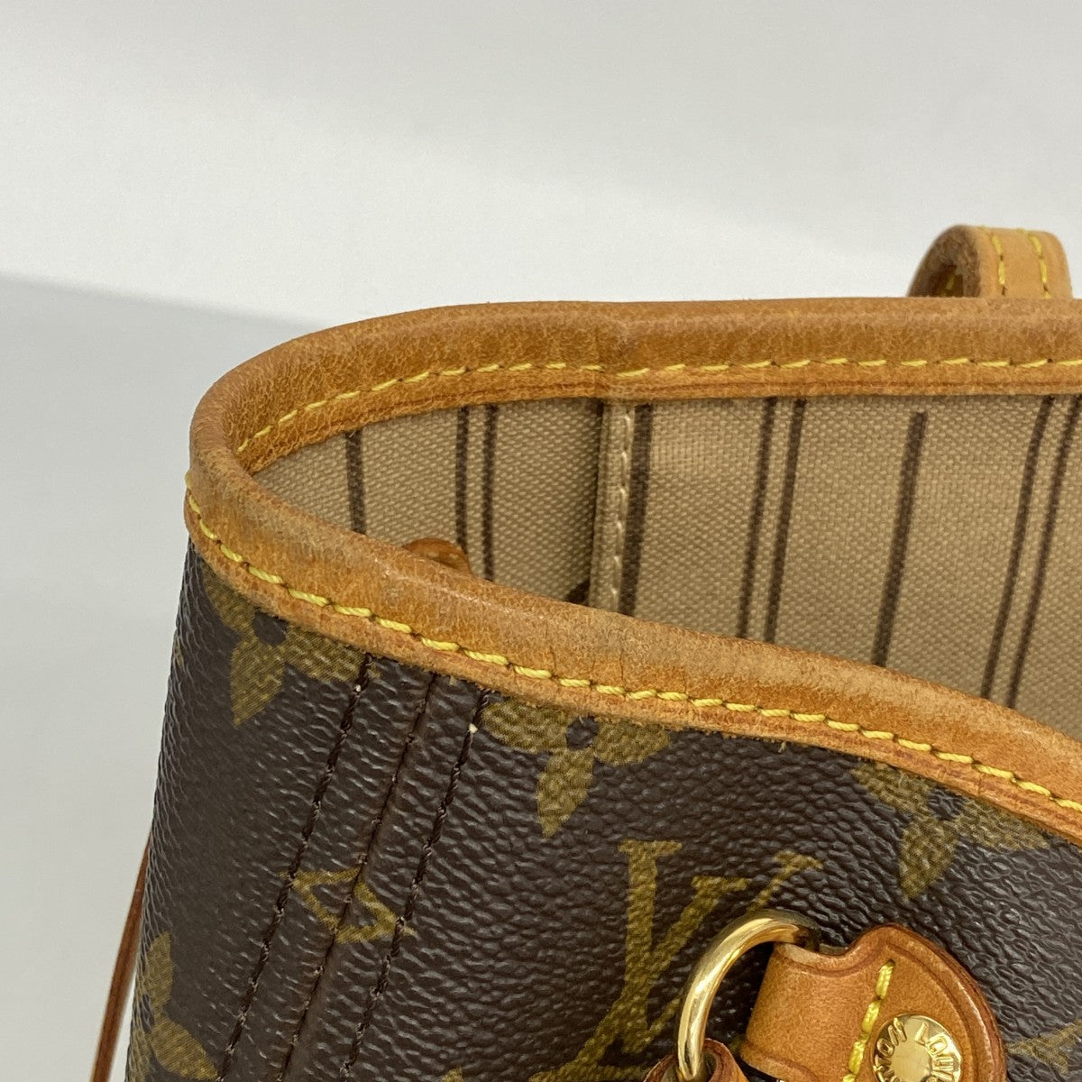 【6ca1126】ルイヴィトン トートバッグ モノグラム ネヴァーフルPM M40155 ブラウン【中古】レディース