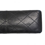 【6ca1204-k】シャネル ショルダーバッグ ミニマトラッセ チェーンショルダー ラムスキン ブラック ゴールド金具【中古】レディース