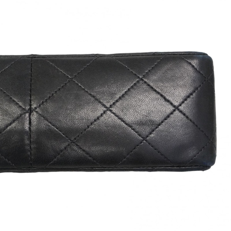 【6ca1204-k】シャネル ショルダーバッグ ミニマトラッセ チェーンショルダー ラムスキン ブラック ゴールド金具【中古】レディース